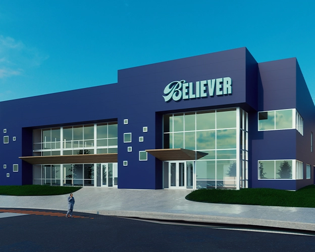 Rendering of Believer cultivated meat facility in North Carolina